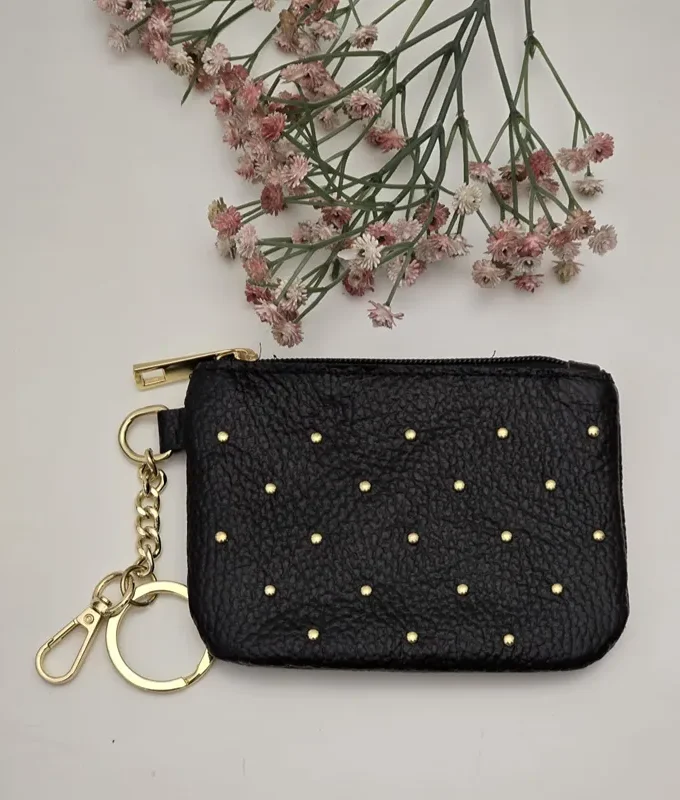 Peňaženka pravá koža Gold Dot