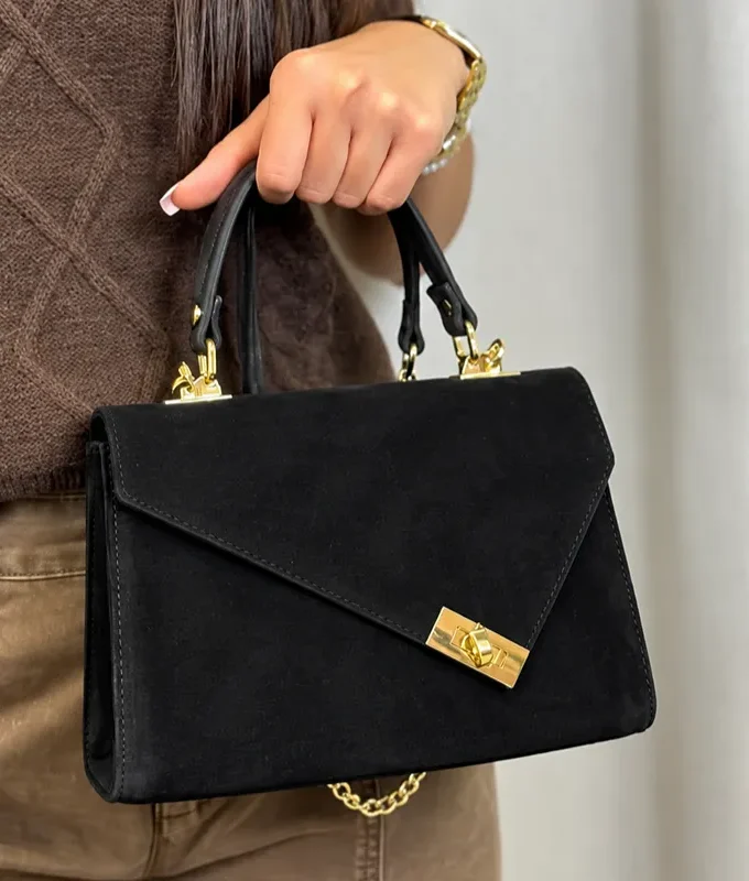 Kabelka ALESSIA- čierna
